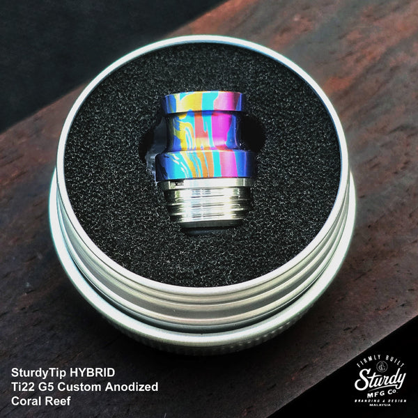 Sturdy MFG SturdyTip Hybrid Ti Intergrated Drip Tip for Dotaio/Boro Devices (Authentic)