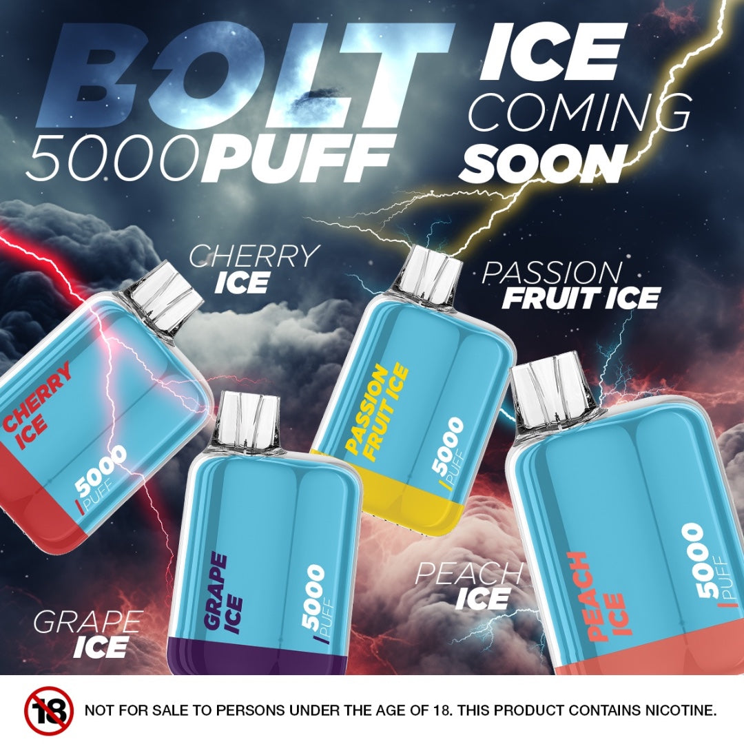 Bolt 5000 Puffs 5%/50mg Disposable Pod Device Capital Vapes Randburg Bolt 5000 Puffs 5%/50mg Disposable Pod Device Capital Vapes Randburg