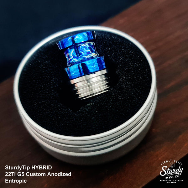 Sturdy MFG SturdyTip Hybrid Ti Intergrated Drip Tip for Dotaio/Boro Devices (Authentic)
