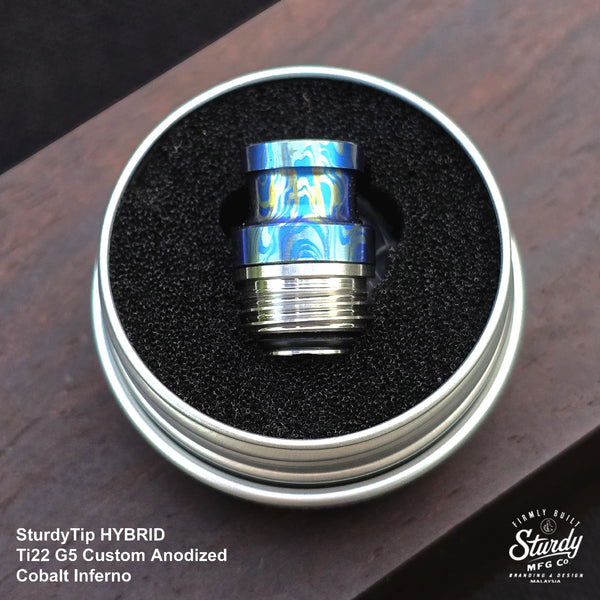 Sturdy MFG SturdyTip Hybrid Ti Intergrated Drip Tip for Dotaio/Boro Devices (Authentic)