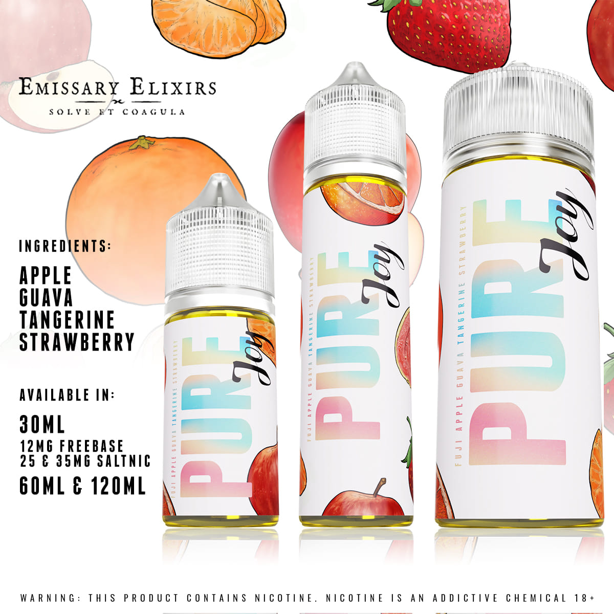 Tasty Vapor Pure | Delight | 120ML - Phog House Vapes Australia Diffuser Vape Tasty Vapor Pure | Delight | 120ML - Phog House Vapes Australia Diffuser Vape