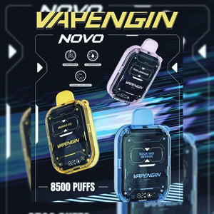 VapenGin Novo 8500 Puffs 5%/50mg Rechargeable Disposable Pod Device