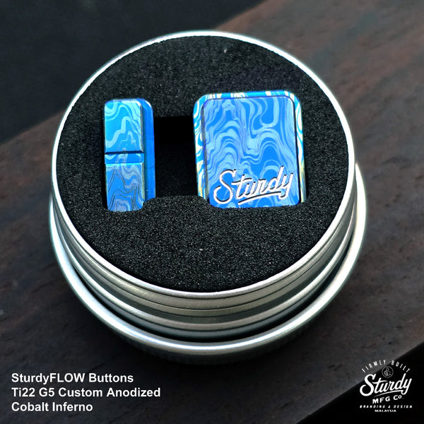 Sturdy MFG SturdyFlow Ti Button for Sturdy Dotaio