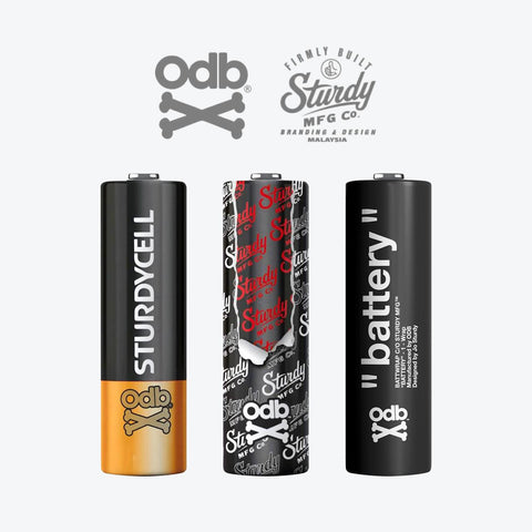 Sturdy X ODB Battery Wraps 18650 (4 Pack) (Authentic)