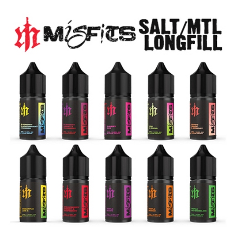 Misfits Salt Nic Flavours 50mg (Long Fill Bundle)