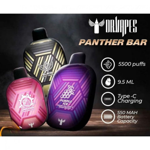 Dr Vapes Panther Bar 5500 Puffs 2%/20mg Disposable Pod Device