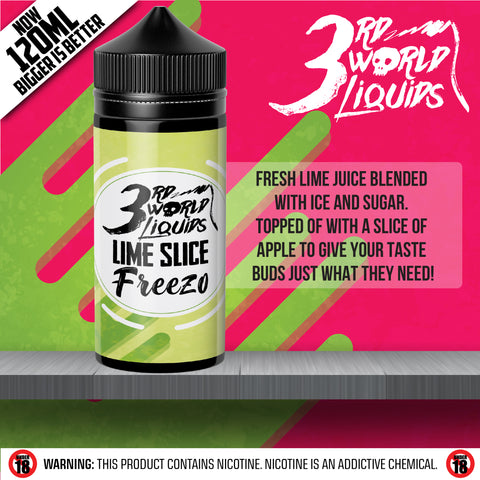 3rd World Liquids Lime Slice Freezo