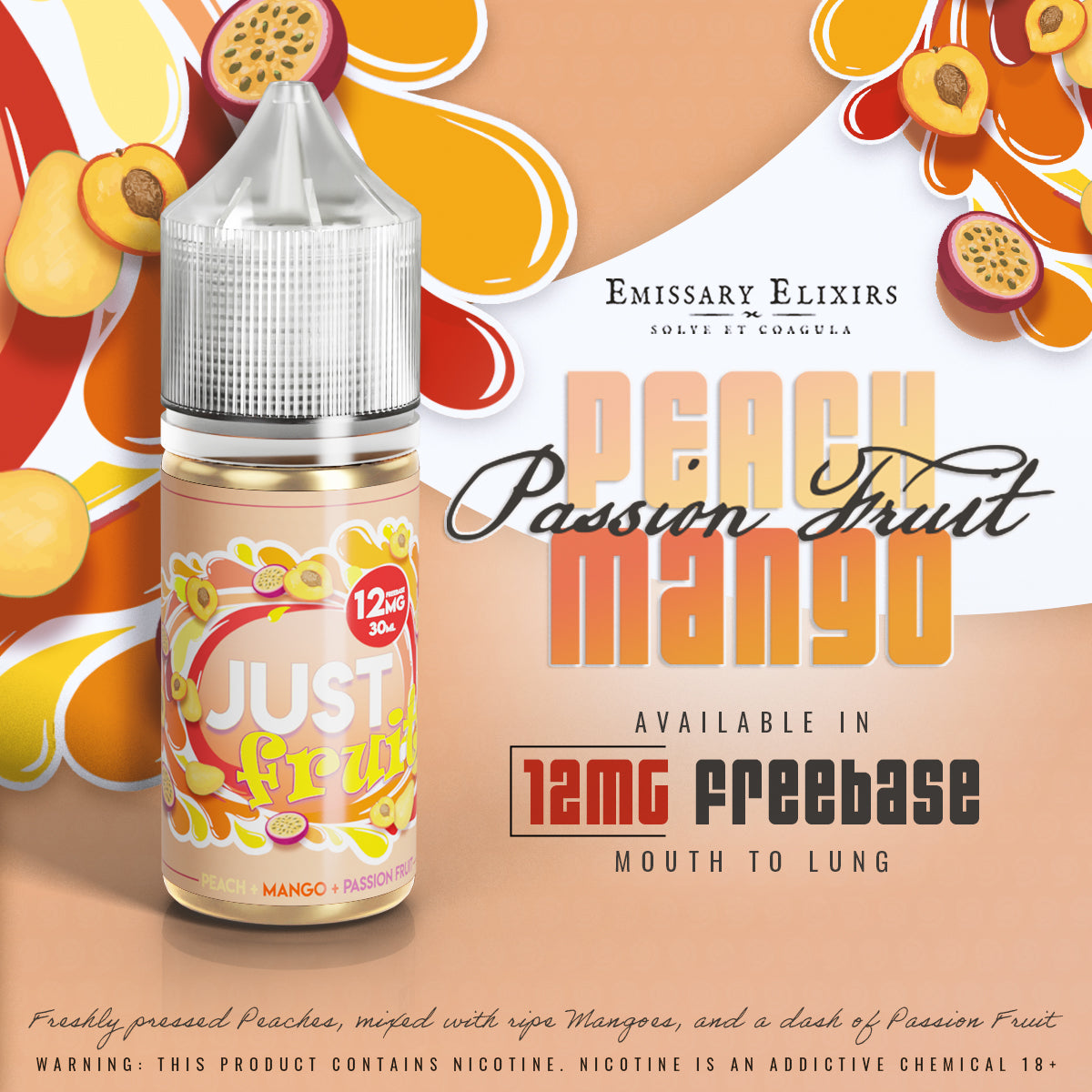 Emissary Elixirs Just Fruit MTL 12mg